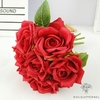 Bouquet De Roses Rouges Artificielles | Fleur Artificielle | Rose Artificielle | Bouqueternel