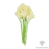 Bouquet de Lys pour Mariage Blanc Cassé | Fleurs Artificielles | Fleurs de Lys Artificielles | Bouqueternel