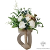 Bouquet de Mariée en Pivoines Artificielles Blanches | Bouquet Artificiel | Pivoines Artificielles | Bouqueternel