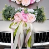 Fleurs pour Voiture de Mariage Capot | Bouquet Artificiel | Pivoines Artificielles | Bouqueternel