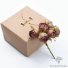 Petite Décoration Florale De Table Violettes Foncées | Bouquet Artificiel | Pivoines Artificielles | Bouqueternel