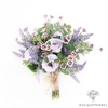 Fleurs D'Été Pour Bouquet De Mariée Violettes | Bouquet Artificiel | Pivoines Artificielles | Bouqueternel