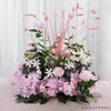 Centre De Table Mariage Chic Roses | Bouquet Artificiel | Pivoines Artificielles | Bouqueternel