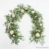 Décoration Table Mariage Champêtre Romantique Roses Pâles | Bouquet Artificiel | Pivoines Artificielles | Bouqueternel