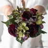 Déco Table De Mariage Champêtre Rouges | Bouquet Artificiel | Pivoines Artificielles | Bouqueternel