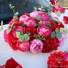 Bouquet De Fleur Voiture Mariage capot | Fleurs Artificielles Mariage | Fleur Voiture Mariage | Bouqueternel