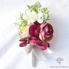 Boutonnière Mariage Fait Main rose | Fleurs Artificielles Mariage | Boutonnières de Mariage | Bouqueternel