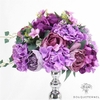 Centre De Table Rond Mariage Violet | Fleurs Artificielles Mariage | Centre de Table Mariage | Bouqueternel