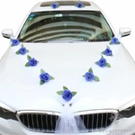Décoration Fleurs de Voiture pour Mariage | Bouquet Artificiel | Pivoines Artificielles | Bouqueternel