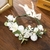 Couronne De Fleur Mariage Blanc | Fleurs Artificielles Mariage | Couronne de Fleurs | Bouqueternel