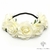 Couronne De Fleurs Blanches Pour Cheveux | Fleurs Artificielles Mariage | Couronne de Fleurs | Bouqueternel