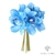 Orchidée Artificielle Bleu Ciel | Bouquet Artificiel | Orchidées Artificielles | Bouqueternel