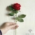Fausse Rose Rouge | Fleur Artificielle | Rose Artificielle | Bouqueternel