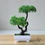 bonsaï artificiel long pot blanc - Plante Artificielle - Bonsai Artificiel - Bouqueternel