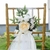 Décoration de Chaises Mariage Pas Cher | Bouquet Artificiel | Pivoines Artificielles | Bouqueternel