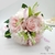 Bouquet Mariée Simple Roses | Bouquet Artificiel | Pivoines Artificielles | Bouqueternel