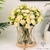 Décoration Table Ronde De Mariage fleurs | Bouquet Artificiel | Pivoines Artificielles | Bouqueternel