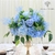 Décoration Centre De Table Mariage Bleu | Bouquet Artificiel | Pivoines Artificielles | Bouqueternel