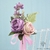 Déco Chaise Plastique Mariage Violette | Fleurs Artificielles Mariage | Déco Chaise Mariage | Bouqueternel