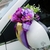 Fleur De Voiture Pour Mariage violette | Fleurs Artificielles Mariage | Fleur Voiture Mariage | Bouqueternel