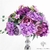 Centre De Table Rond Mariage Violet | Fleurs Artificielles Mariage | Centre de Table Mariage | Bouqueternel