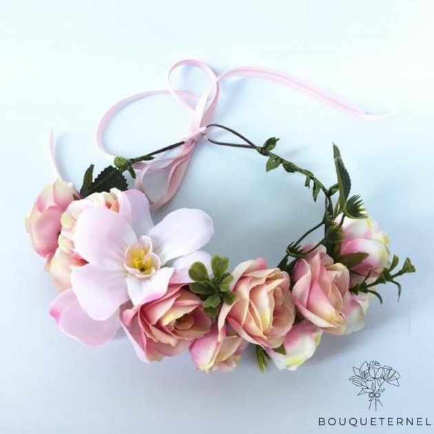 Couronne de Fleurs Artificielles pour Cheveux en livraison