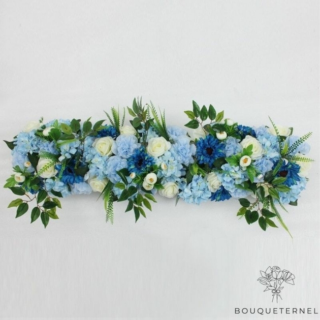 Déco Table Mariage Bleu Et Blanc | Bouqueternel
