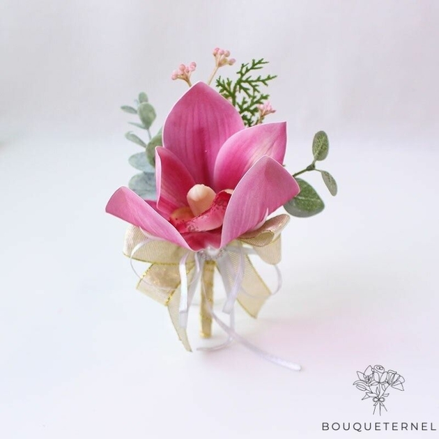 Boutonnière Orchidée Mariage | Bouqueternel