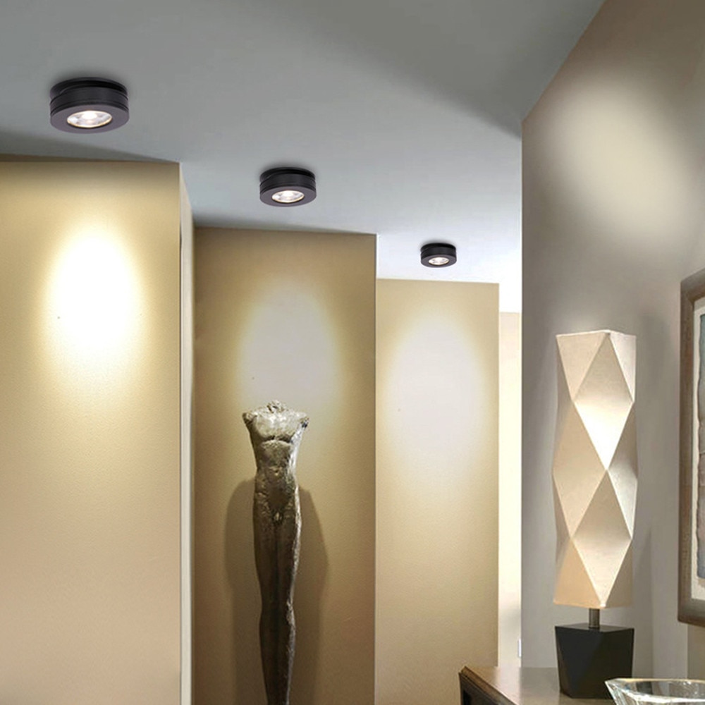 Ultra-mince-3-couleur-montage-en-Surface-LED-plafonnier-5W-7W-10W-15W-pour-salon-chambre