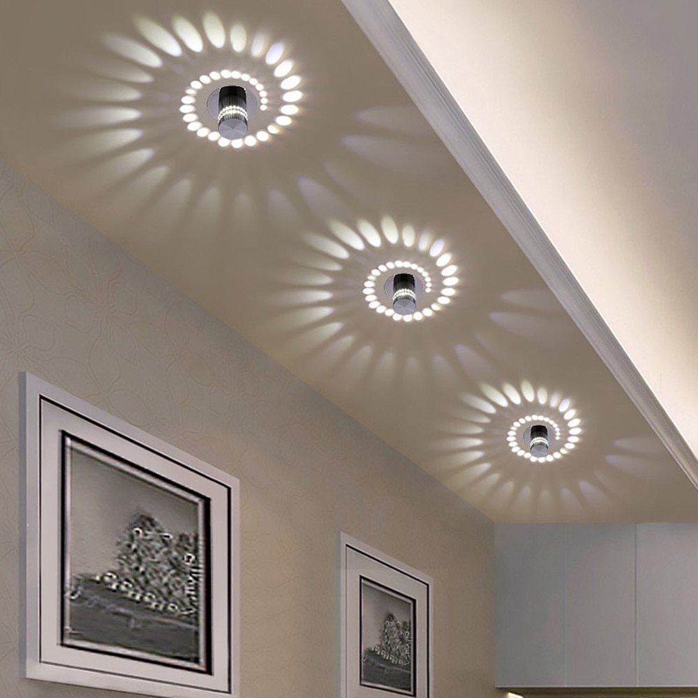 Applique murale ou plafond LED décorative Spirale - Eclairage  Résidentiel/Plafonniers - dhomeclair
