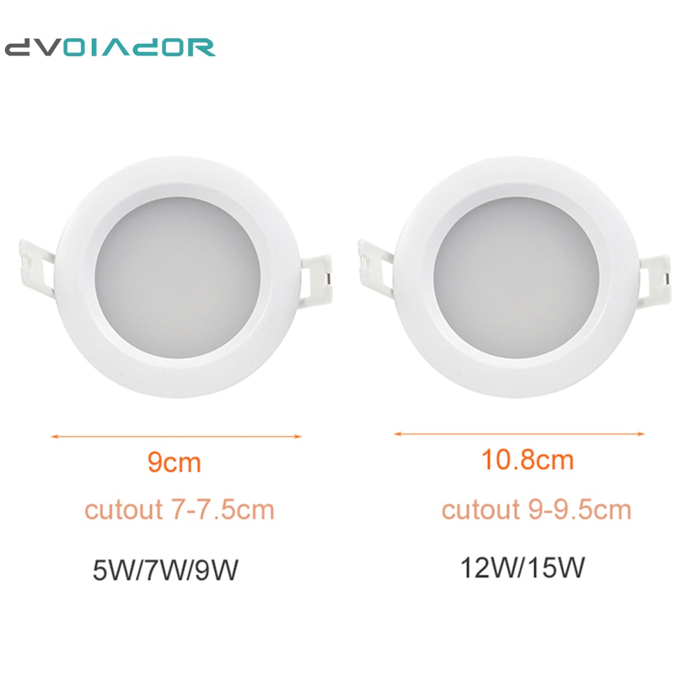 DVOLADOR-4-pcs-Lot-LED-tanche-Downlight-IP65-LED-Spot-lumineux-15-W-12-W-9