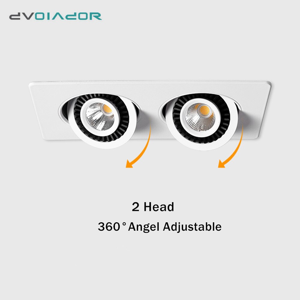 360-degr-s-tournent-LED-Downlight-carr-encastr-lampe-Spot-lumi-re-20w-10w-LED-encastr