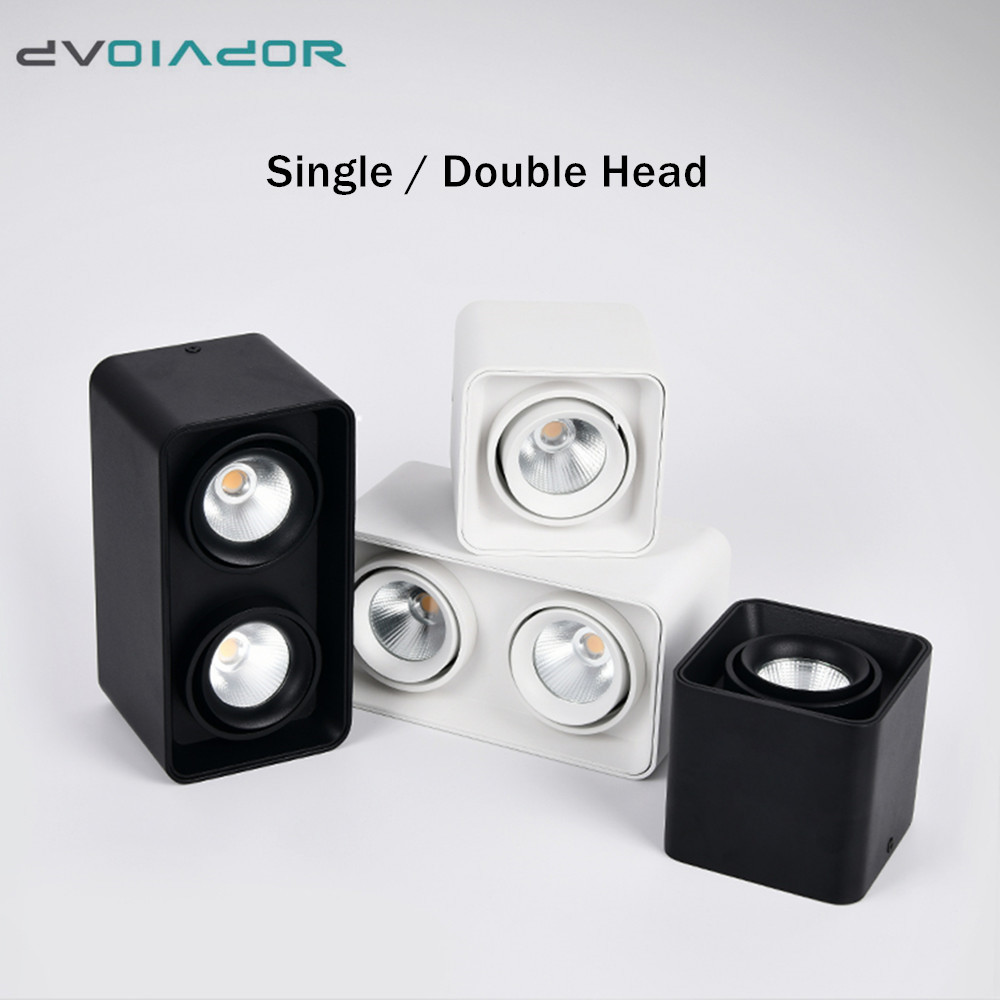 10w-12w-20w-carr-Led-Spot-lumi-re-mont-en-Surface-Led-plafonnier-simple-t-te
