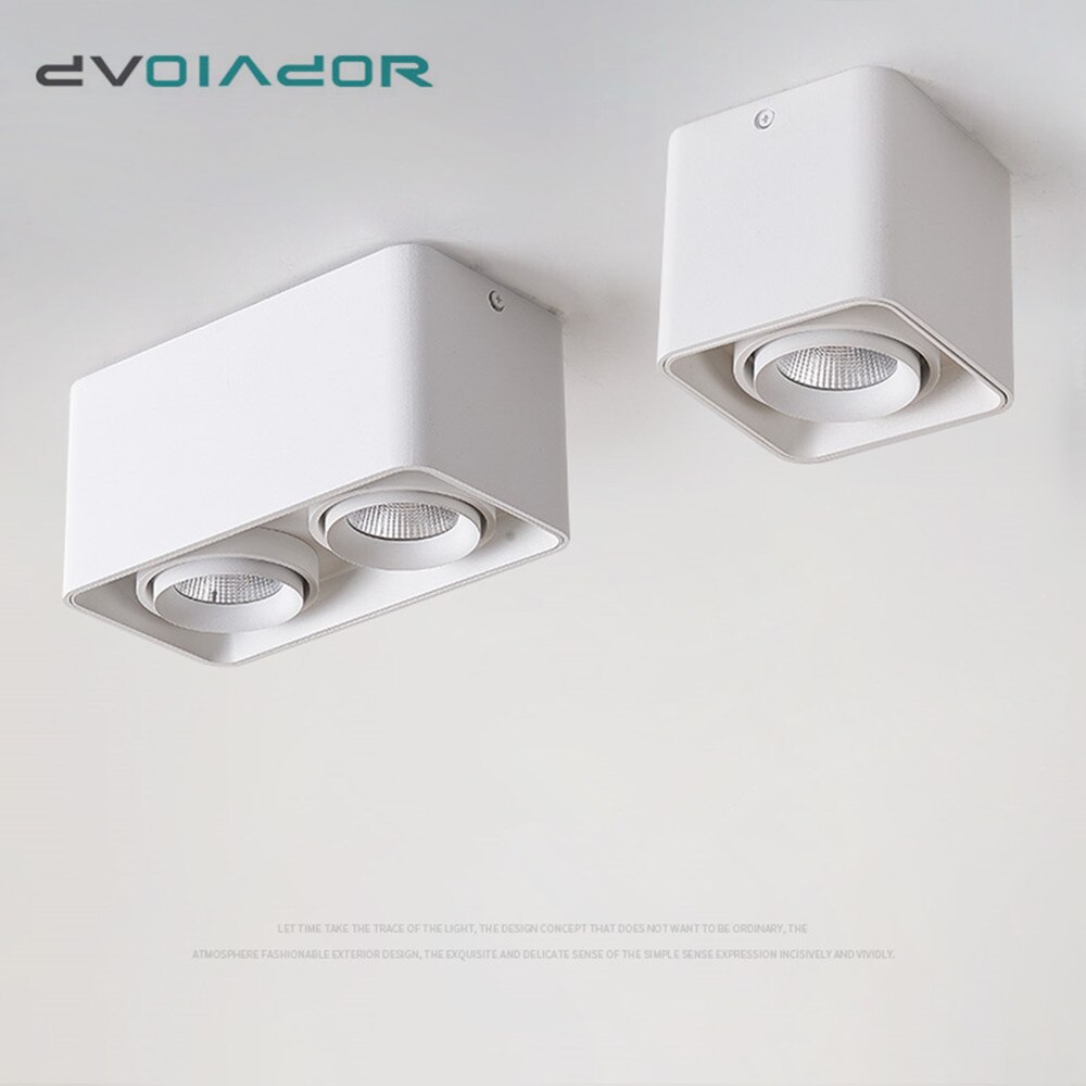 10w-12w-20w-carr-Led-Spot-lumi-re-mont-en-Surface-Led-plafonnier-simple-t-te