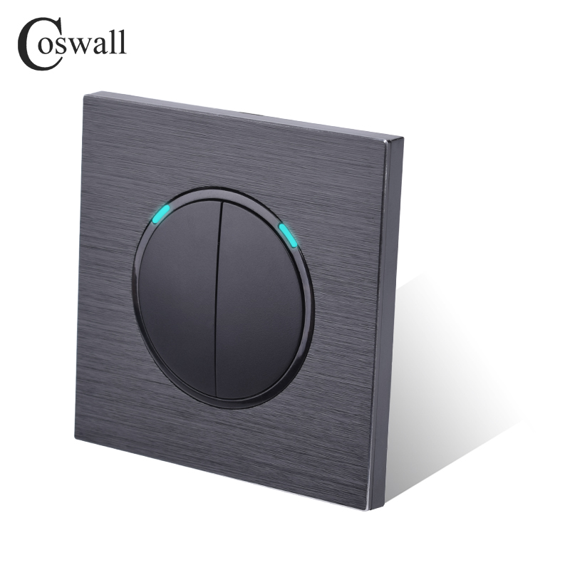 Coswall-luxueux-2-Gang-1-voie-al-atoire-cliquez-sur-Off-applique-murale-interrupteur-avec-t