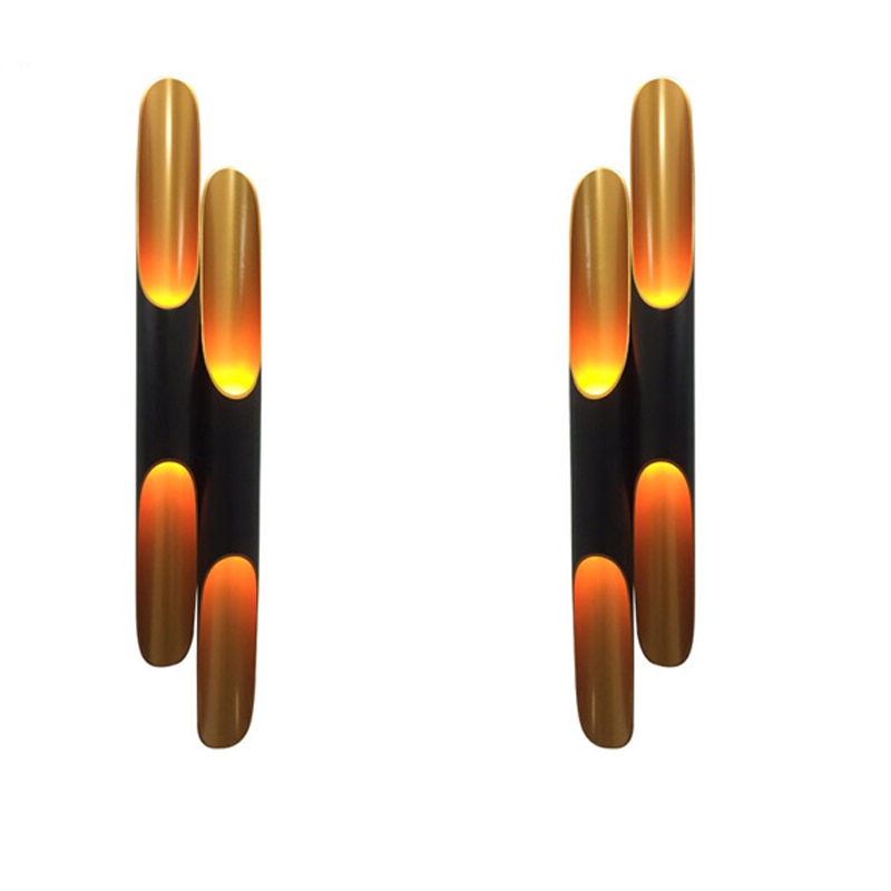 Applique-murale-tube-aluminium-moderne-E27-luminaires-or-noir-nordique-restaurant-salon-all-e-couloir-balcon