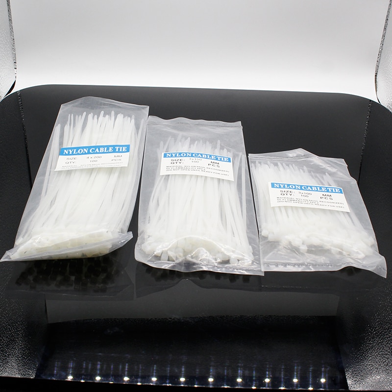 300-pi-ces-Nylon-c-ble-auto-verrouillage-en-plastique-fil-fermeture-clair-cravates-ensemble-3