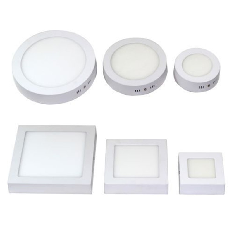 LED-Surface-plafonnier-9-W-15-W-25-W-plafonnier-AC85-265V-conducteur-inclus-rond-carr