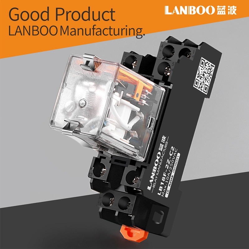 LANBOO-HH52P-MY2NJ-bobine-de-relais-g-n-ral-DPDT-Micro-Mini-commutateur-de-relais-lectromagn