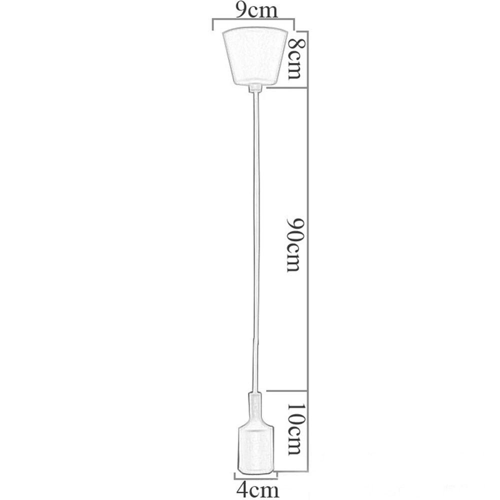 E27-suspension-lampe-Base-porte-ampoule-bricolage-prise-color-Silicone-ligne-lustre-Point-d-clairage-en