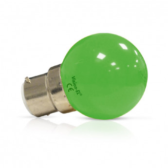 ampoule-led-b22-bulb-1w-vert