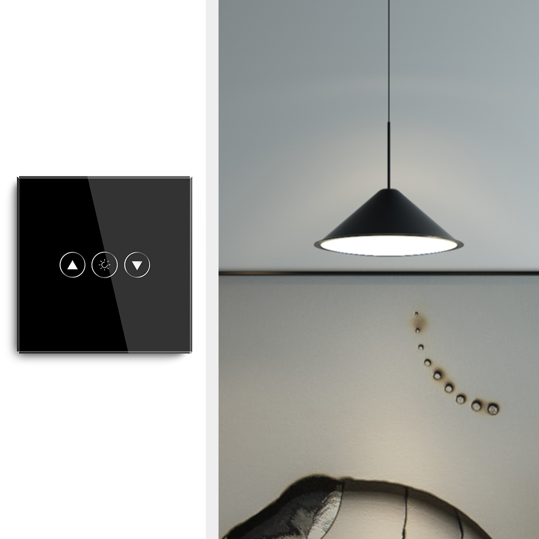 Variateur connecté Blanc scene 2