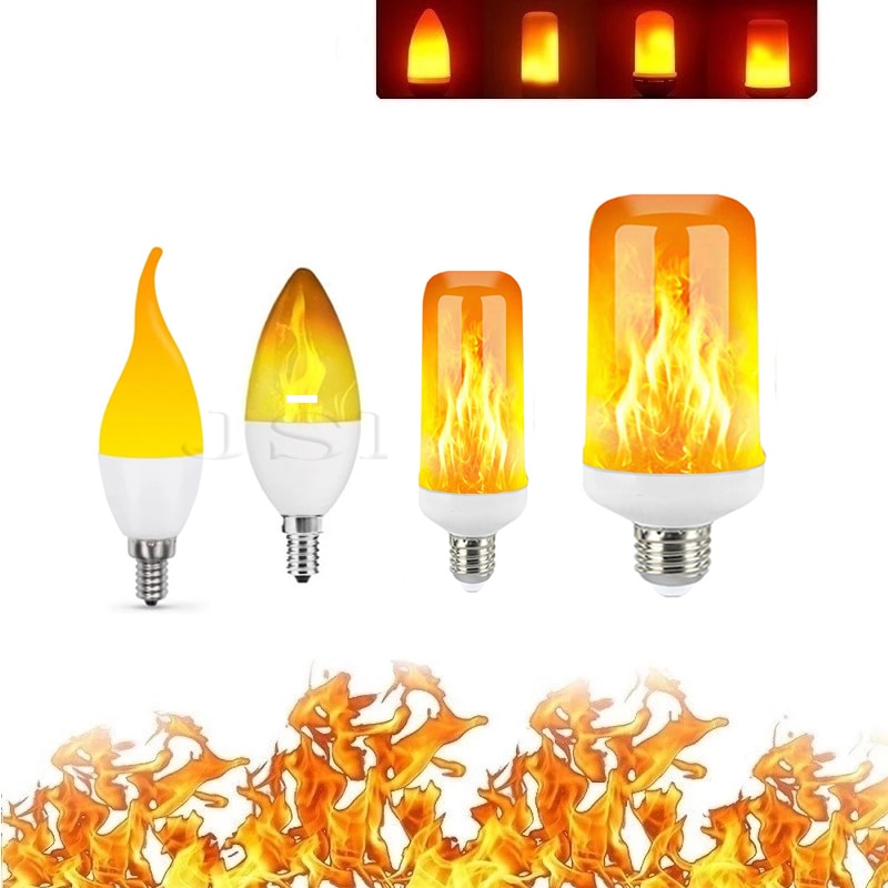 Lampe LED effet dynamique Flamme - Lampes et sources d'éclairage LED/Lampes  Usage général - dhomeclair