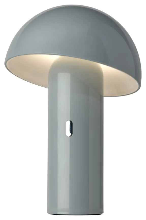 Lampe de table Led rechargeable grise  (2)