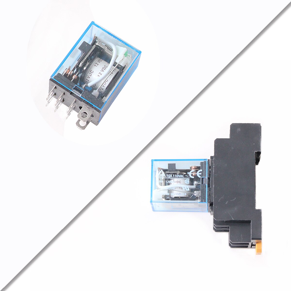 Puissance-de-bobine-le-Relais-LY2NJ-DPDT-8Pin-Relais-Miniature-DC12V-DC24V-AC110V-AC220V-HH62P-JQX