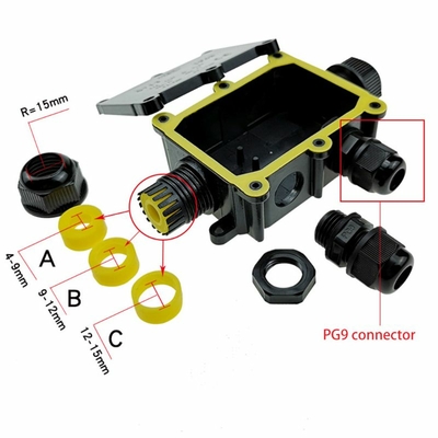 Câble électrique connecteur étanche ip68 3-way 2-way Branchez Douille de jonction 89 A