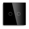Double allumage tactile noir
