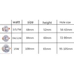 1-pi-ces-Super-luminosit-ac85-230V-LED-COB-dimmable-Downlights-3W-5W-7W-9W-12W