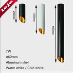 Ampoule-gratuite-60mm-LED-plafonnier-cordon-lampes-GU10-7W-cuisine-entreprise-Table-tuyau-Tube-lampe-salle