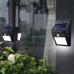 Sans-fil-PIR-capteur-de-mouvement-veilleuse-LED-lampe-nergie-solaire-Rechargeable-tanche-ext-rieur-cour
